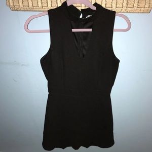 ❌sold❌ Black romper skort dress